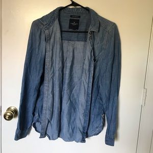Denim Button-Up